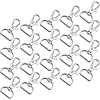 20 piezas Swivel Gatillo Ganchos Llavero de Aleación Giratoria gatillo llaveros mosquetones Ganchos Corchetes Pequeña de…